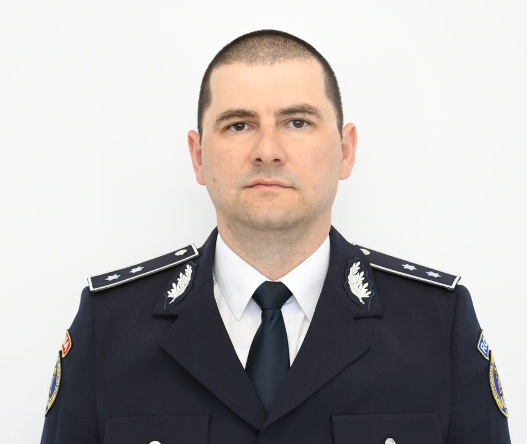 Seful Politiei Zalau a fost avansat in gradul de comisar pentru merite deosebite in activitate