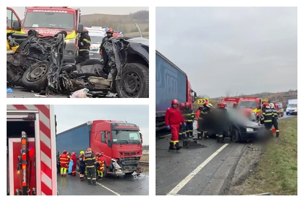 VIDEO Cum s a intamplat TRAGEDIA in care au murit 5 persoane pe drumul Zalau Cluj Soferul masinii a pierdut controlul in curba