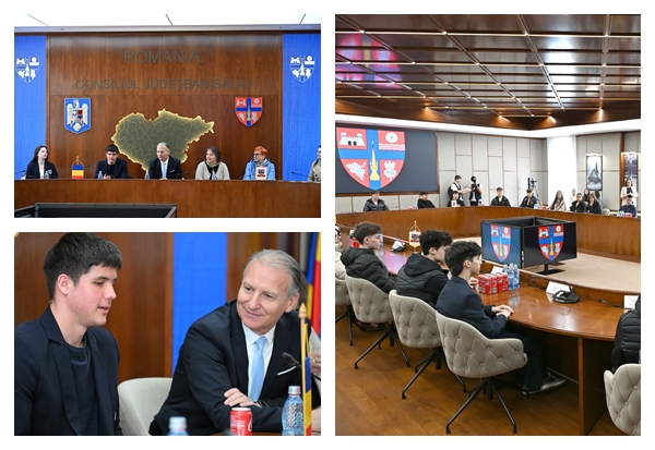 34 de ani de la reinfiintarea Consiliului Judetean Salaj celebrati impreuna cu elevii din Zalau