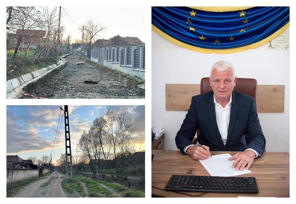 A inceput marea asfaltare in Cizer proiectul de 1 4 milioane de euro va transforma infrastructura rutiera din comuna