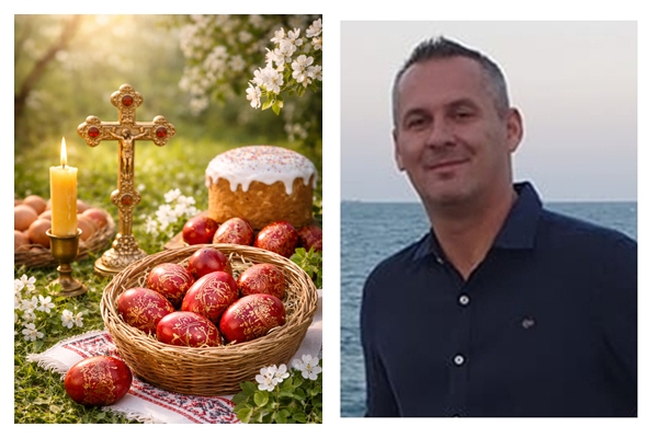 Alin Buboi managerul companiei Ceramic Stone Evolutione din Zalau va doreste un Paste Fericit