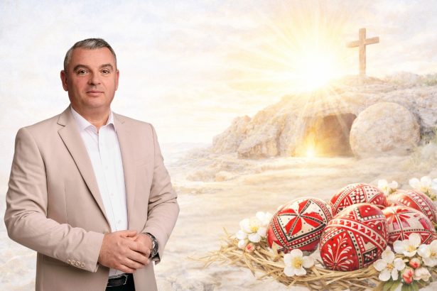 Calin Cristian Fort viceprimarul Municipiului Zalau va doreste un Paste Fericit