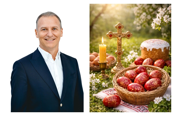 Dinu Iancu Salajan preedintele Consiliului Judeean Salaj va dorete un Pate Fericit