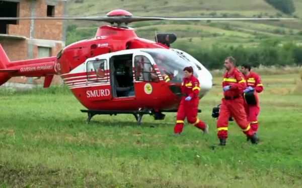 Elicopterul SMURD a fost chemat pentru a salva un barbat din Zalau diagnosticat cu sindrom coronarian acut