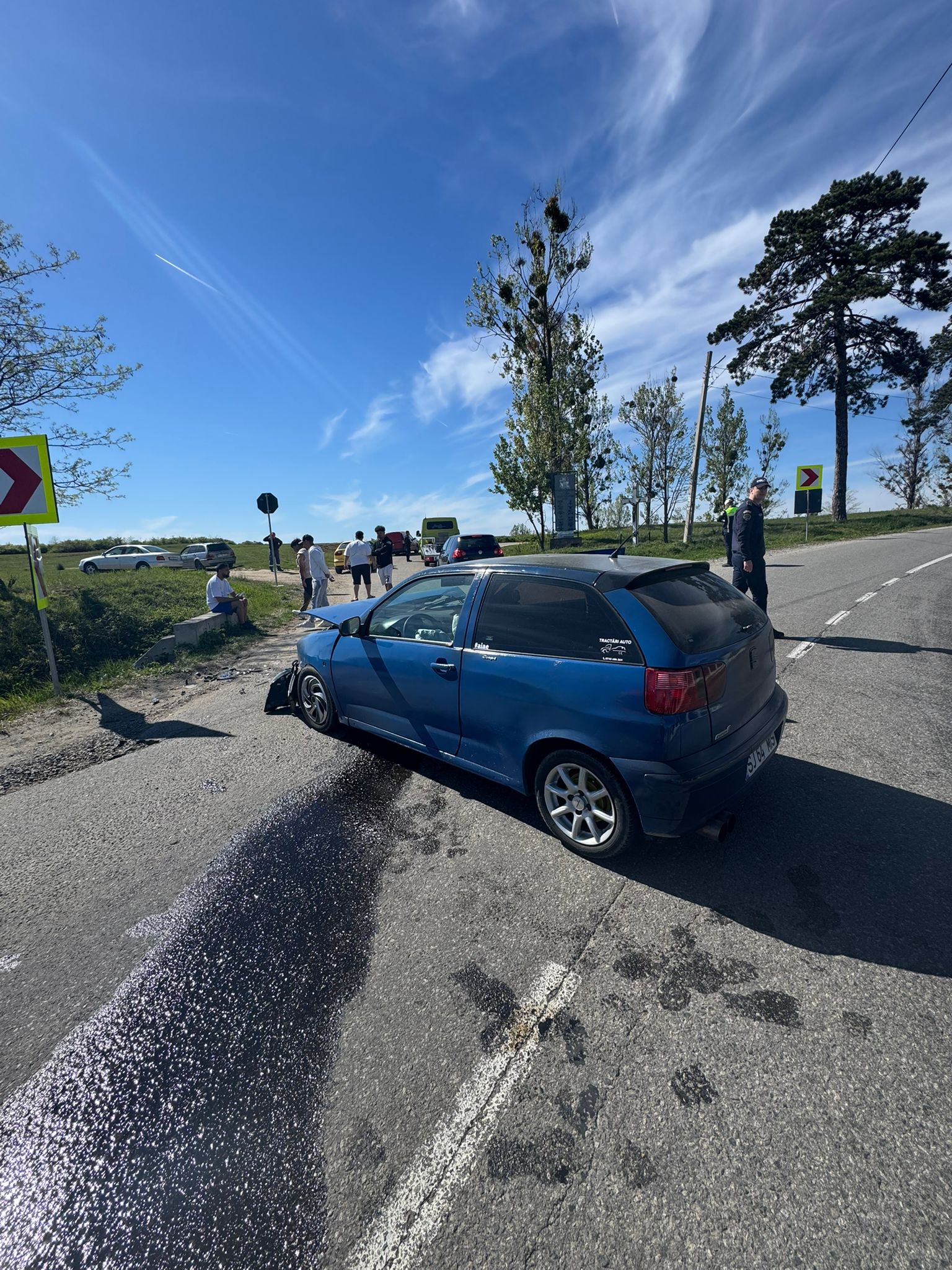 FOTO Acident cu o victima pe drumul spre Garceiu