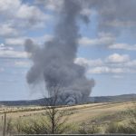 Incendiu de amploare in comuna Horoatu Crasnei un nor de fum negru