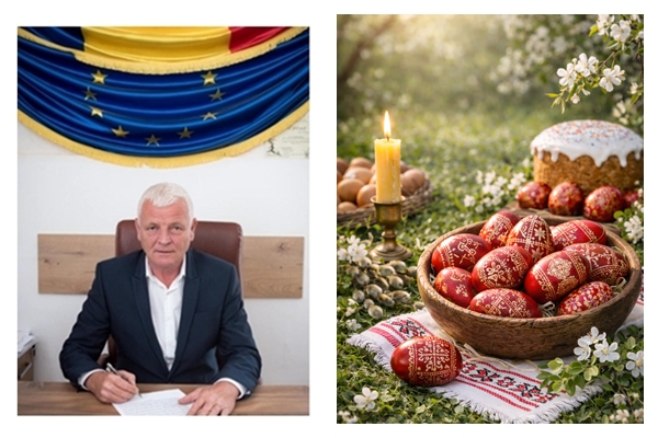 Primaria Cizer va doreste un Paste Fericit si o Florie plina de liniste