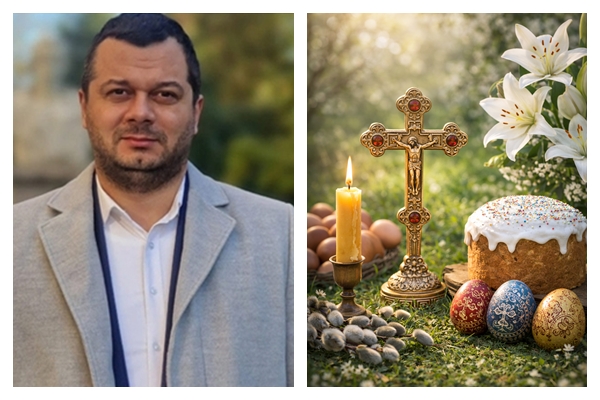 Profesorul Ovidiu Costinas va doreste un Paste Fericit