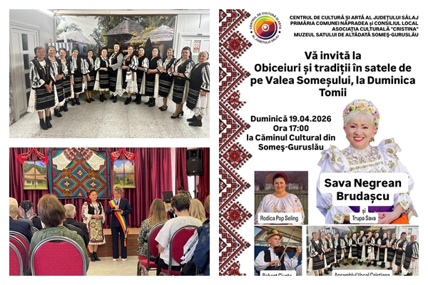 Spectacol de traditii si folclor la Somes Guruslau de Duminica Tomii