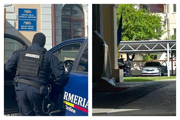 ULTIMA ORA 4 birouri din Consiliul Judecean Salaj sigilate de procurori saci cu documente ridicati de la achizitii si investitii