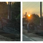 Accident rutier la Cizer cu o masina rasturnata in dimineata aceasta
