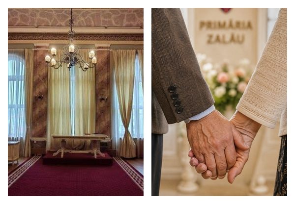 Au invins singuratatea prin dragoste Doi pensionari vaduvi de 76 si 69 de ani si au spus DA la Primaria Zalau
