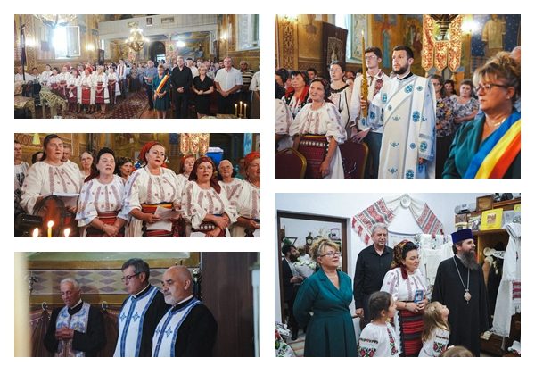 Credinta si traditie la Somes Guruslau portul popular a insotit slujba oficiata de Episcopul Benedict