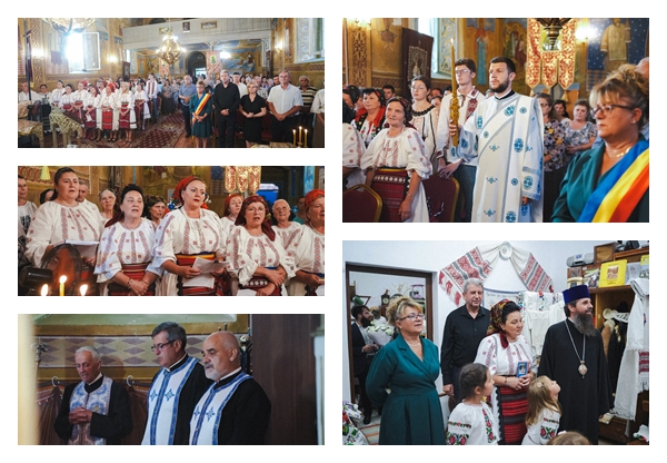 Credinta si traditie la Somes Guruslau portul popular a insotit slujba oficiata de Episcopul Benedict