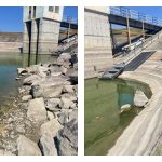FOTO OFICIAL Nivel alarmant in Lacul Varsolt Apele Romane anunta ca rezerva de apa a atins cel mai scazut nivel