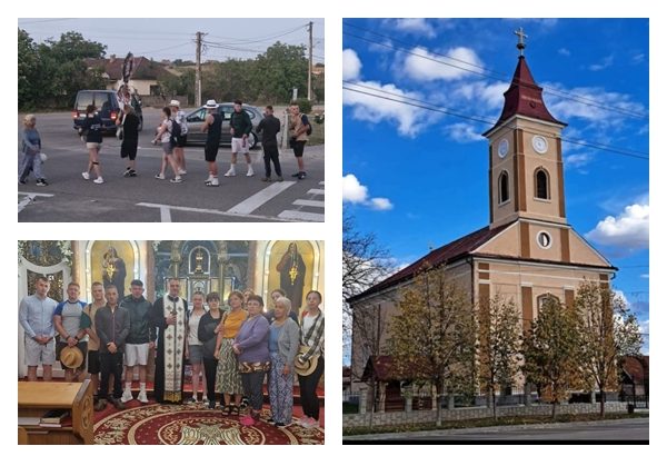 FOTO Pelerinii din Bobota au inceput drumul pe jos spre Manastirea Nicula Vor parcurge peste 300 de kilometri ca simbol al credintei si jertfei