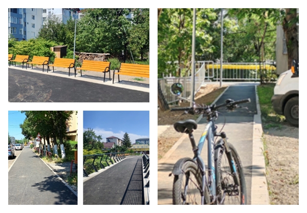 Lucrarile pentru amenajarea pistelor de biciclete pe traseul cursurilor de apa din Zalau se afla in etapa finala de