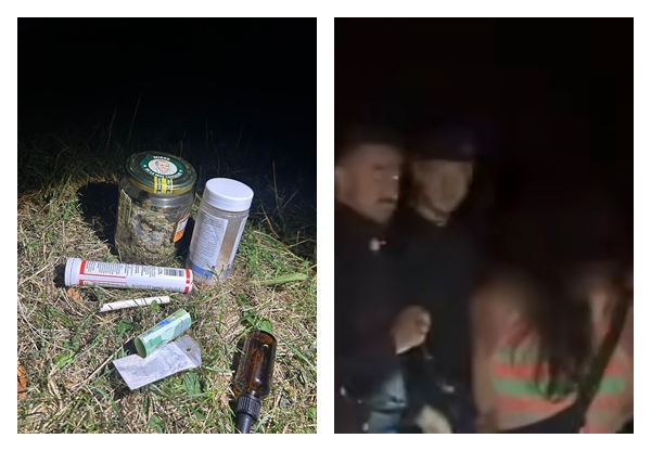 VIDEO Jandarmii au descoperit mai multe droguri la unii participanti la Festivalul din Poiana Aghires O tanara le ascundea in geanta de la masina