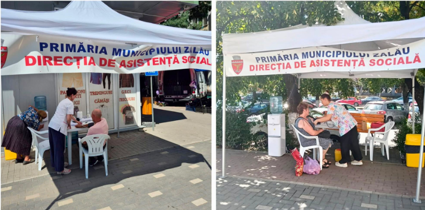 Viceprimarul Calin Fort preocupat de protejarea zalauanilor in timpul valului de caldura Primaria a infiintat puncte de hidratare in oras