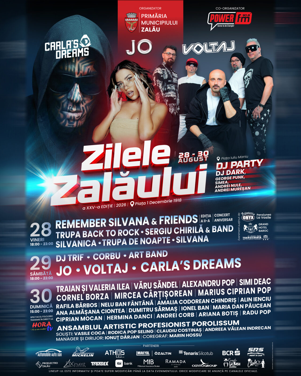 Zilele Municipiului Zalau trei zile de spectacole si evenimente pentru toata comunitatea