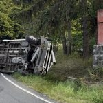 foto accident pe meses din cauza vitezei excesive