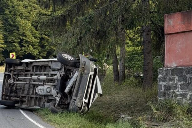 foto accident pe meses din cauza vitezei excesive