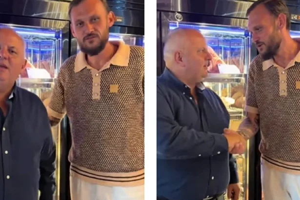 Andrei Lațcău, la restaurantul lui Avram Gal. Reacția sa