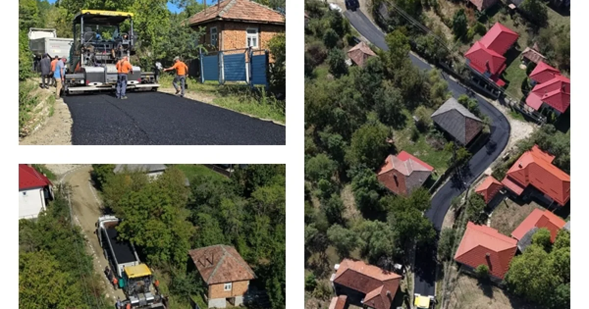 Asfaltarea drumului care scoate două sate din Sălaj din izolare a început