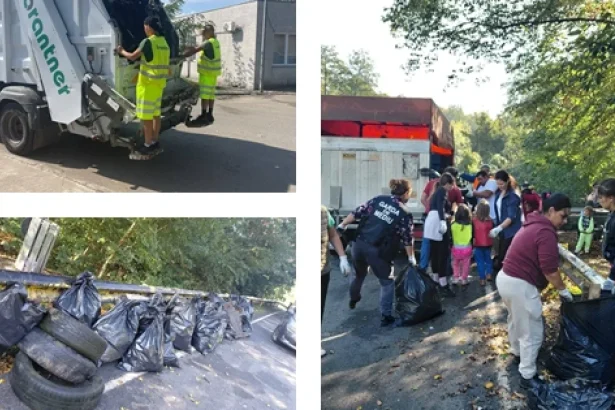 Brantner Sălaj și voluntarii „Let’s Do It, România!” curăță Meseșul