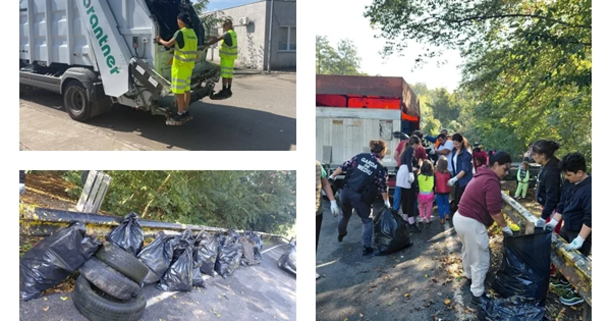 Brantner Sălaj și voluntarii „Let’s Do It, România!” curăță Meseșul