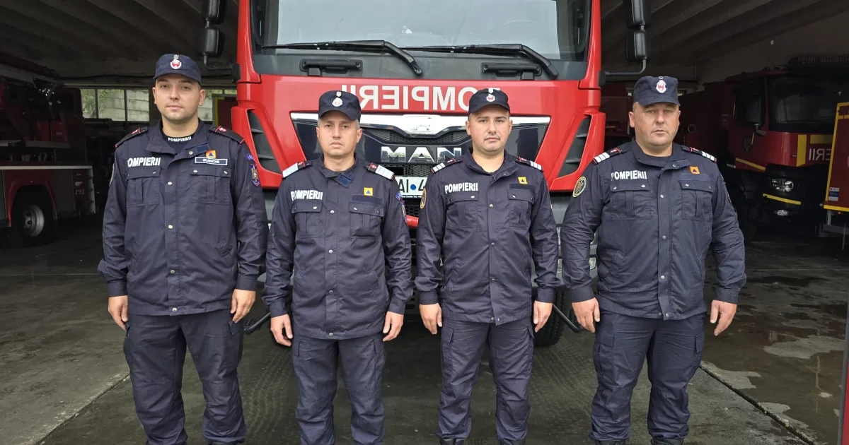 Cinci pompieri din Crasna au intervenit la un incendiu după terminarea turei