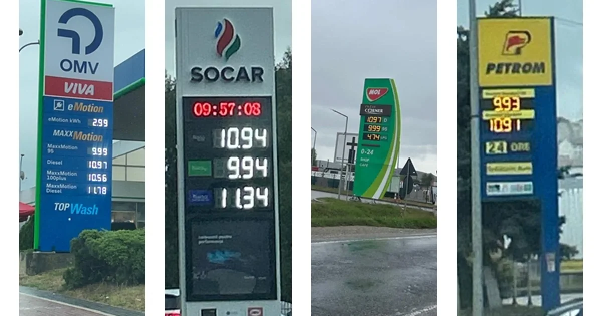 Prețuri record la carburanți în Zalău. Unde găsim cea mai ieftină benzină și motorină