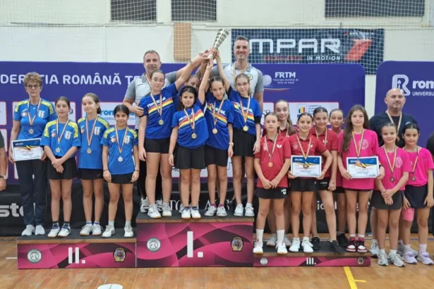 SCM Zalău este campioană națională la tenis de masă U11